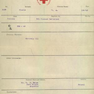Soldier packet page