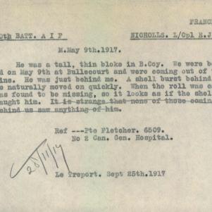 Soldier packet page
