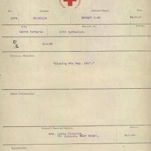 Soldier packet page