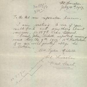 Soldier packet page