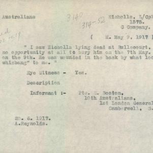 Soldier packet page