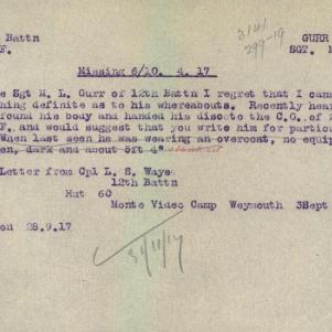 Soldier packet page