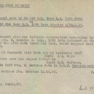 Soldier packet page