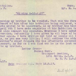 Soldier packet page