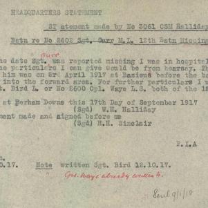 Soldier packet page
