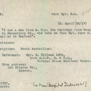 Soldier packet page