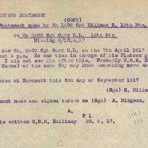 Soldier packet page