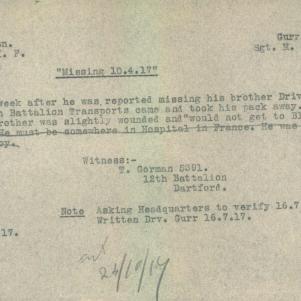 Soldier packet page