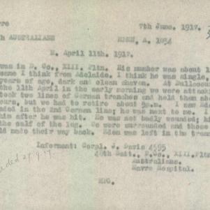 Soldier packet page