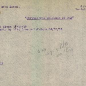 Soldier packet page
