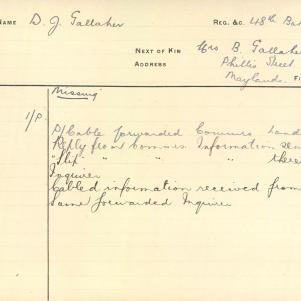 Soldier packet page