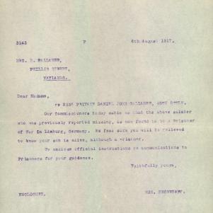 Soldier packet page