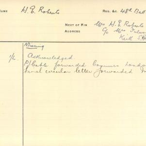 Soldier packet page