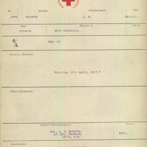 Soldier packet page