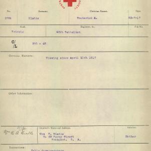 Soldier packet page