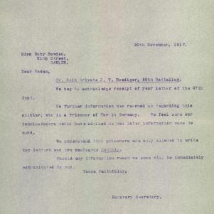 Soldier packet page