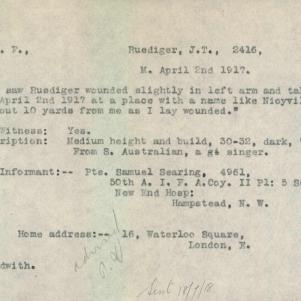 Soldier packet page