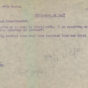 Soldier packet page