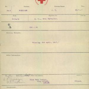 Soldier packet page