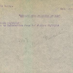 Soldier packet page
