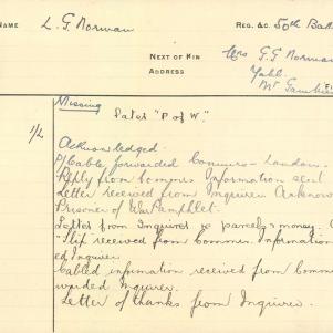 Soldier packet page