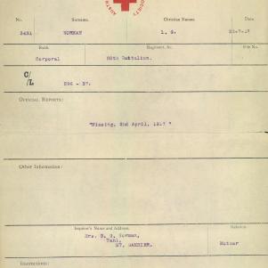 Soldier packet page