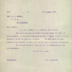 Soldier packet page