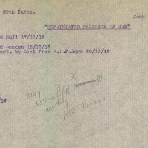 Soldier packet page