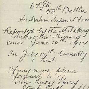 Soldier packet page