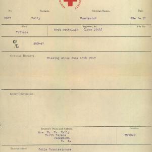 Soldier packet page