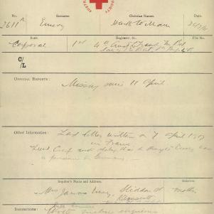Soldier packet page
