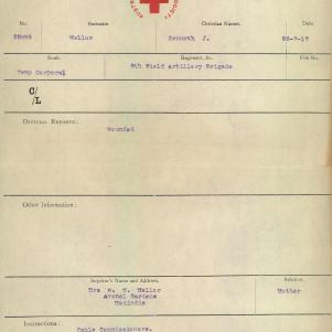 Soldier packet page