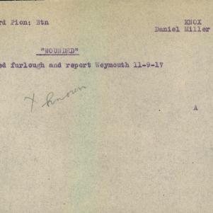 Soldier packet page