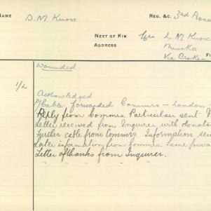 Soldier packet page