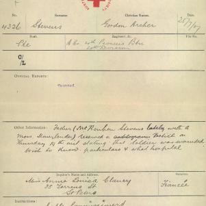Soldier packet page