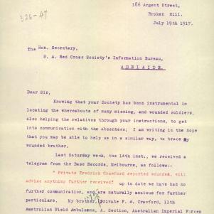 Soldier packet page