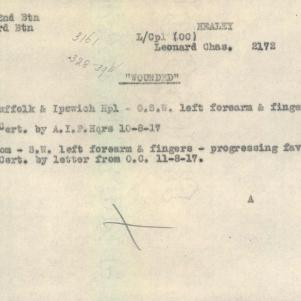 Soldier packet page