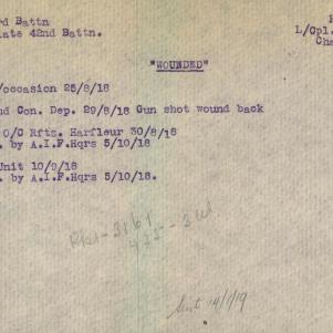 Soldier packet page