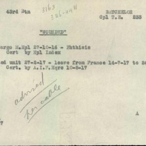Soldier packet page