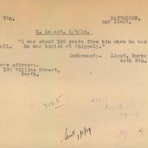 Soldier packet page