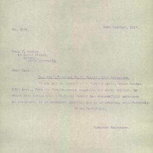 Soldier packet page