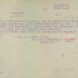 Soldier packet page
