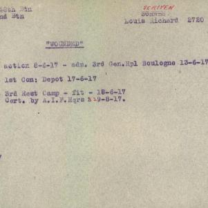 Soldier packet page