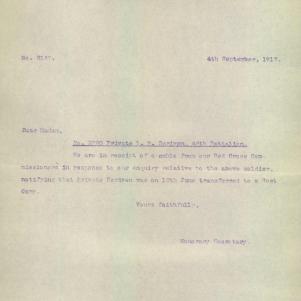 Soldier packet page