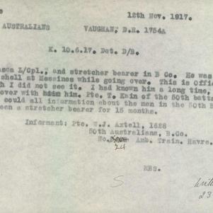 Soldier packet page