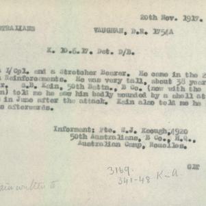 Soldier packet page