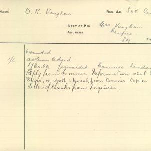 Soldier packet page