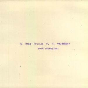 Soldier packet page