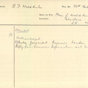 Soldier packet page