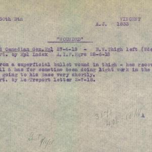 Soldier packet page